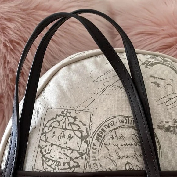 Beautiful Designer Inspired Brown Checkered Tote Bag 💼 - Picture 7 of 12